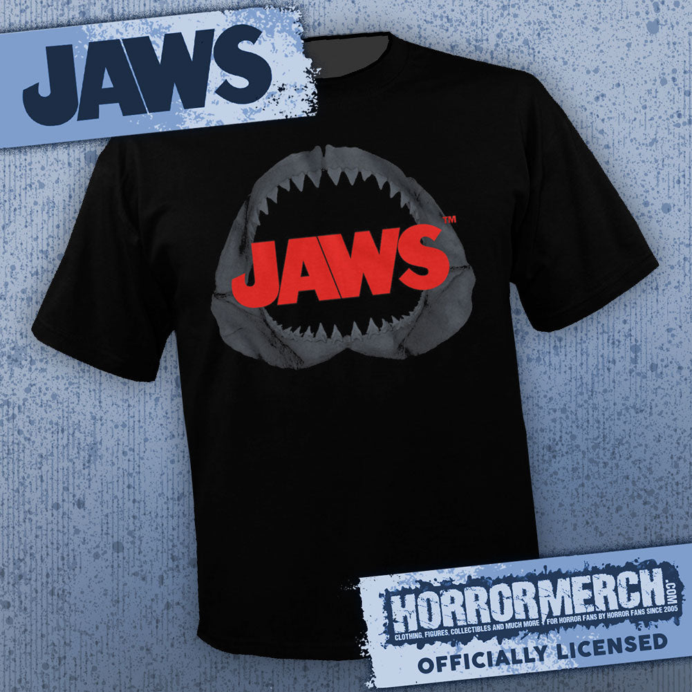 Jaws - Teeth Logo Mens Shirt