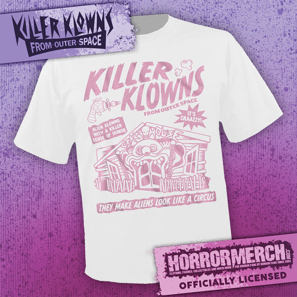 Killer Klowns - Alien Klowns (White) Mens Shirt