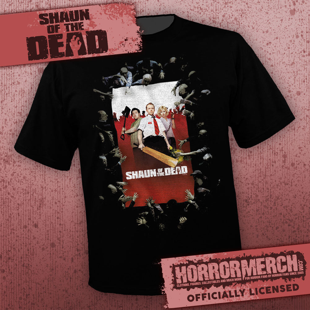 Shaun Of The Dead - Poster Mens Shirt