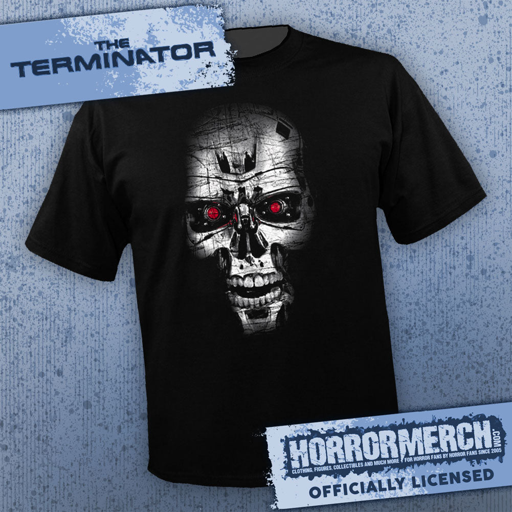 Terminator - Endoskeleton Face Mens Shirt
