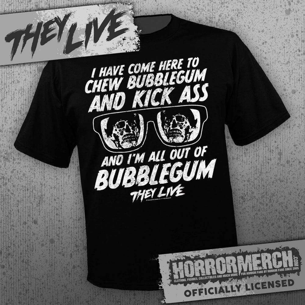 They Live - Bubblegum + Glasses Mens Shirt