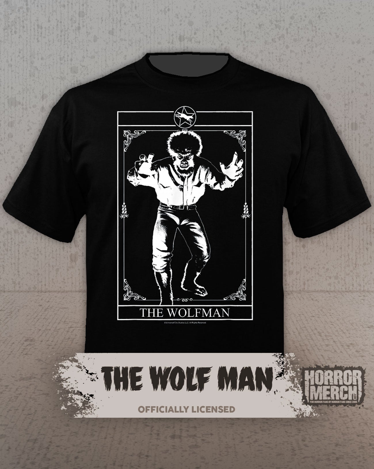 Wolfman - Tarot Card Mens Shirt