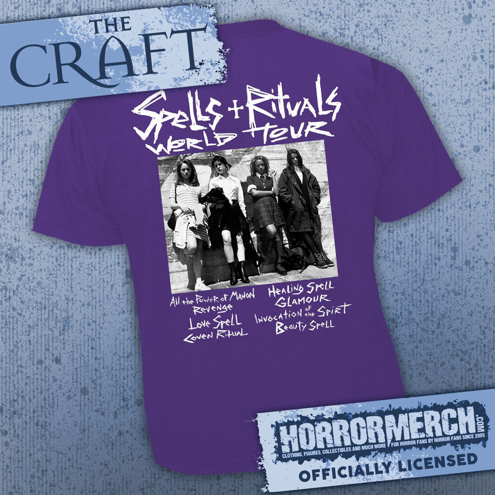 Craft - Band Logo (Purple - Front And Back Print) Mens Shirt