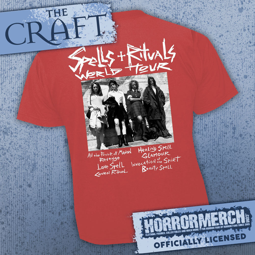 Craft - Band Logo (Red - Front And Back Print) Mens Shirt