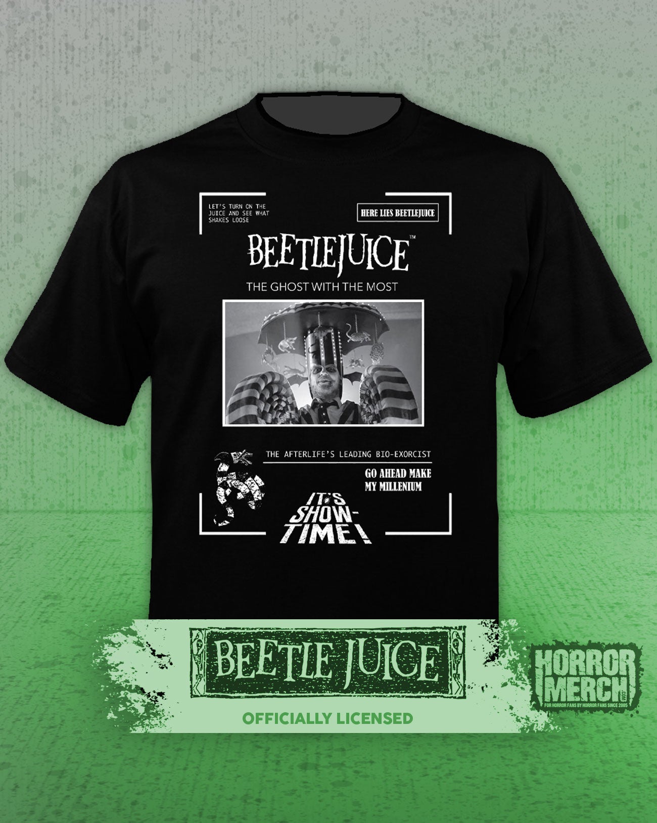Beetlejuice - Carousel (Collage) Mens Shirt