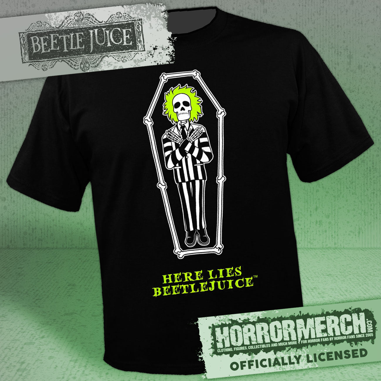 Beetlejuice - Coffin Mens Shirt
