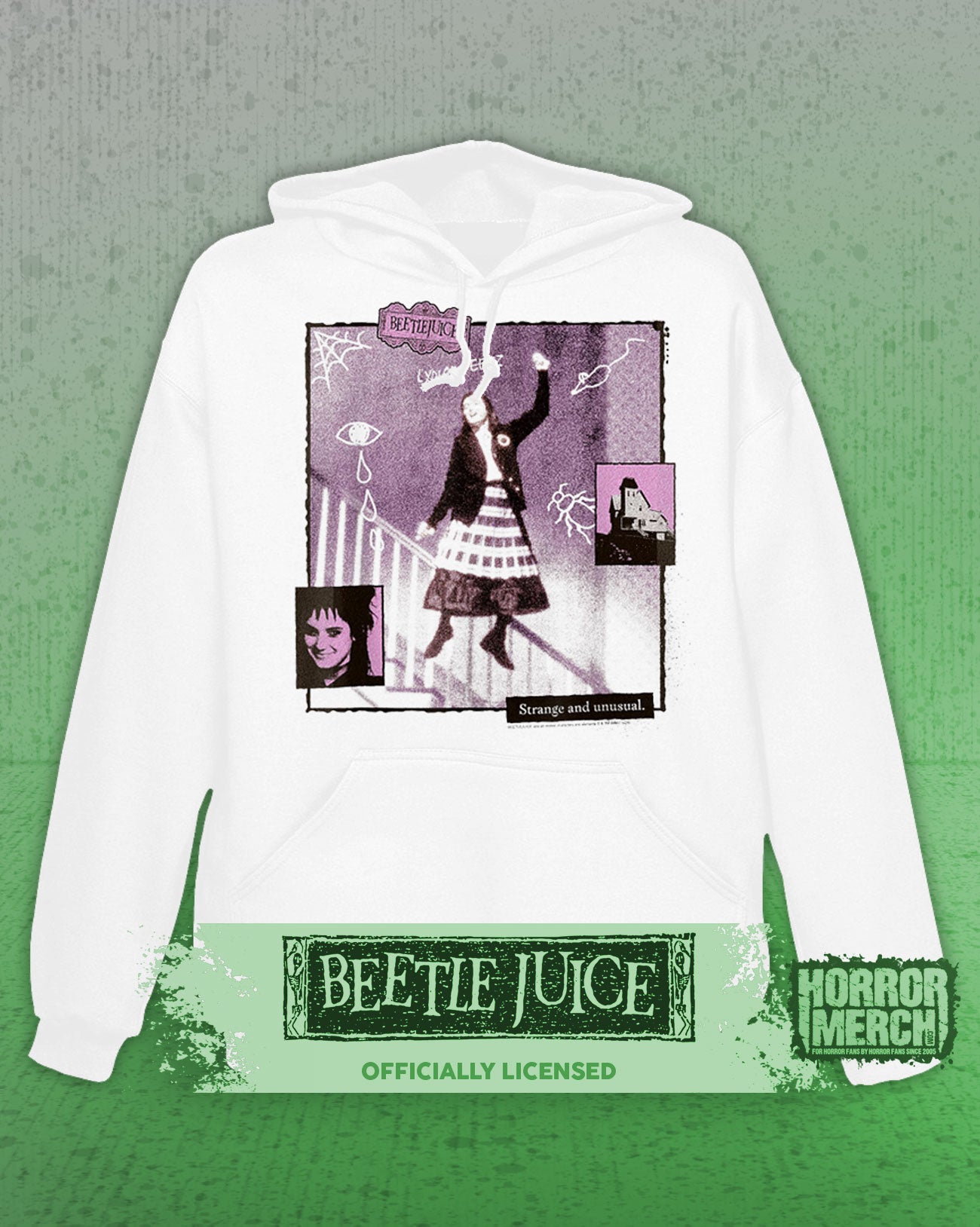 Beetlejuice - Lydia Dance Hooded Sweatshirt (White)
