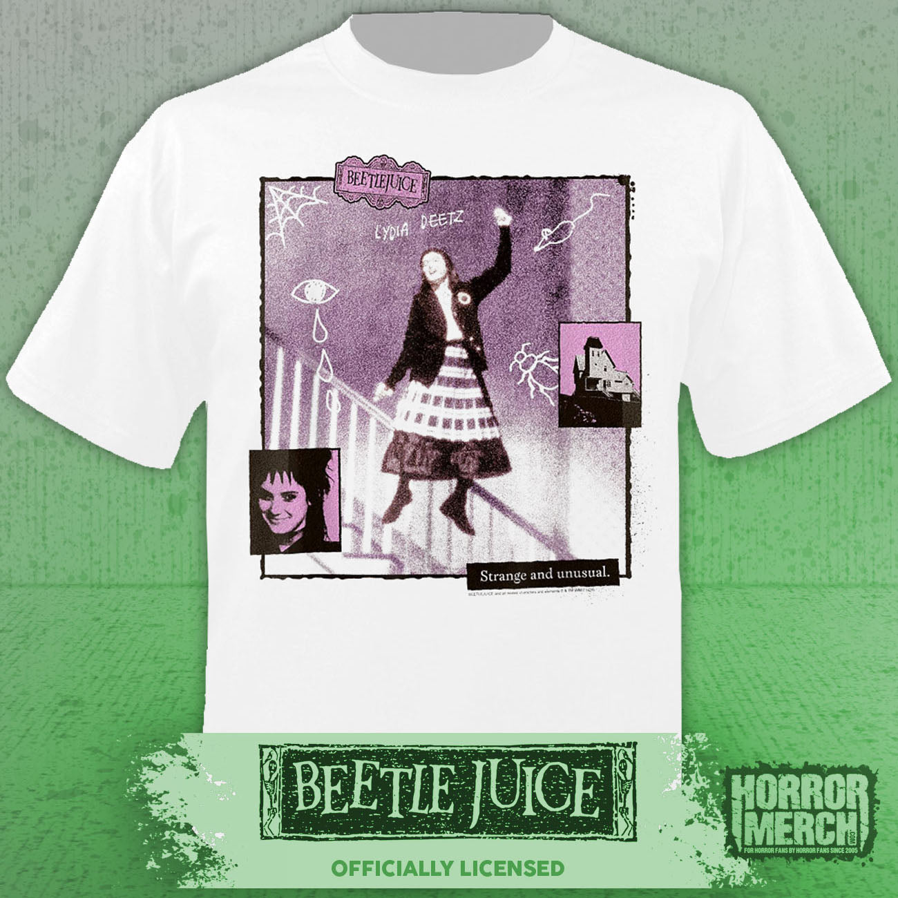 Beetlejuice - Lydia Dance Mens Shirt (White)