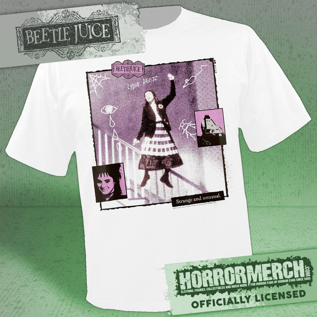 Beetlejuice - Lydia Dance Mens Shirt (White)