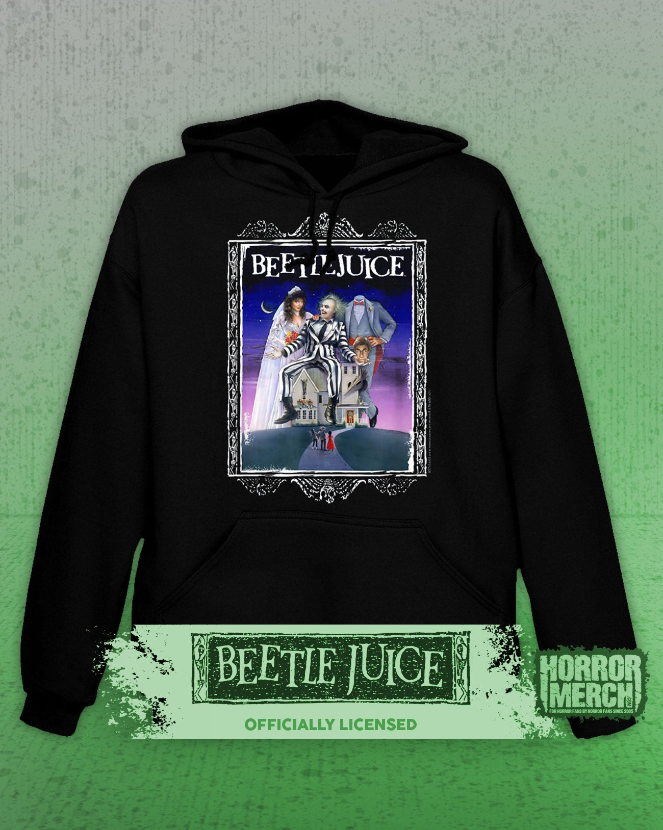 Beetlejuice - Poster Hooded Sweatshirt