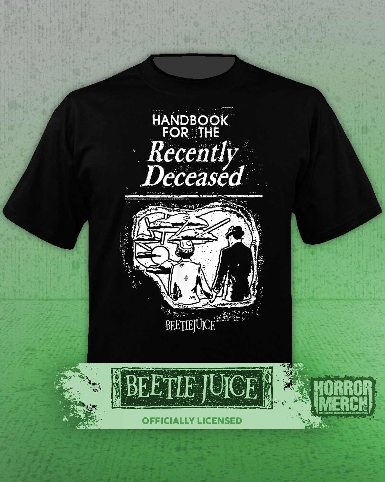 Beetlejuice - Handbook For The Recently Deceased Mens Shirt
