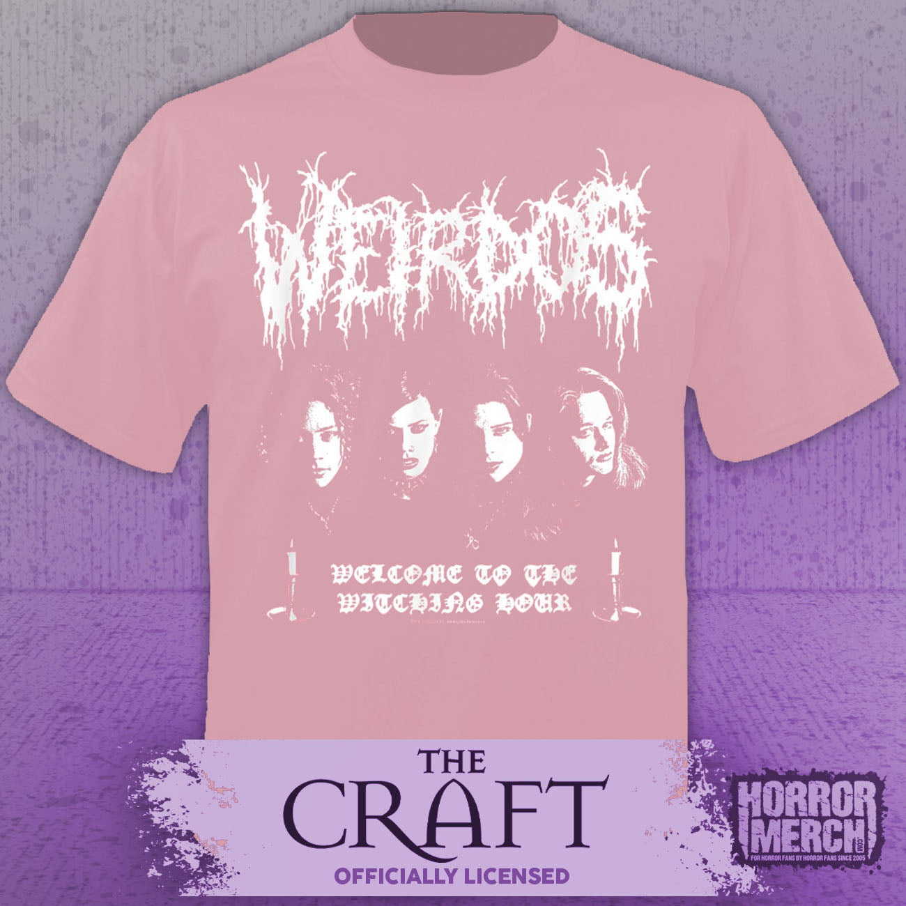 Craft - Weirdos (Metal Logo) Womens Shirt (Pink)