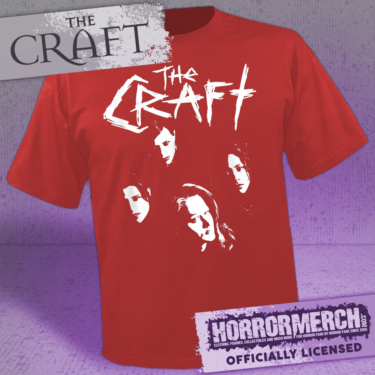 Craft - Band Logo (Red - Front And Back Print) Mens Shirt