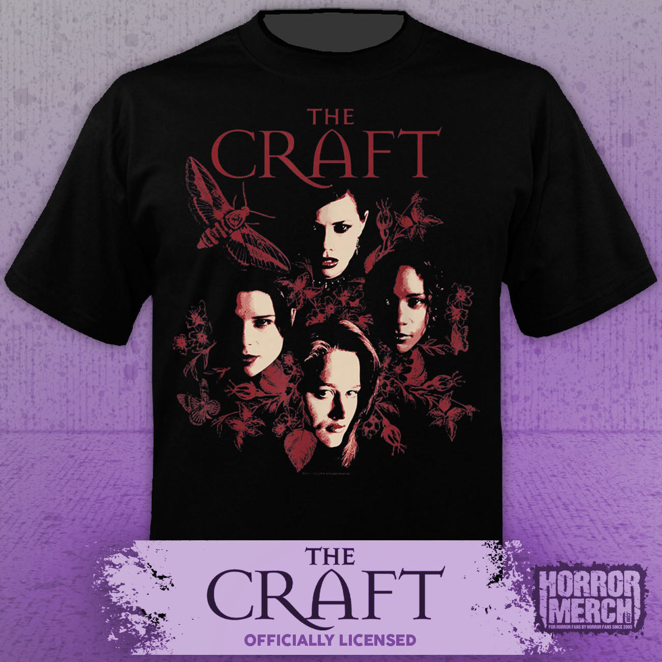 Craft - Moth Collage Mens Shirt