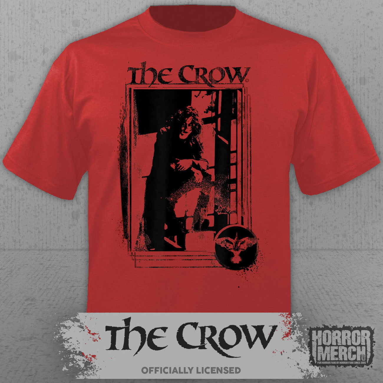 Crow - Steps Womens Shirt (Red)