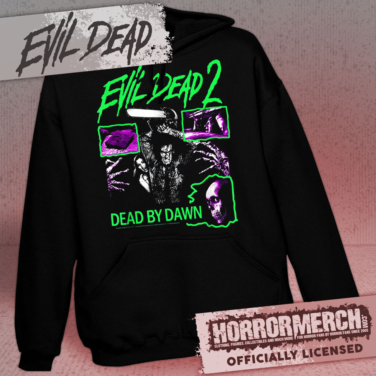 Evil Dead - Neon Hooded Sweatshirt
