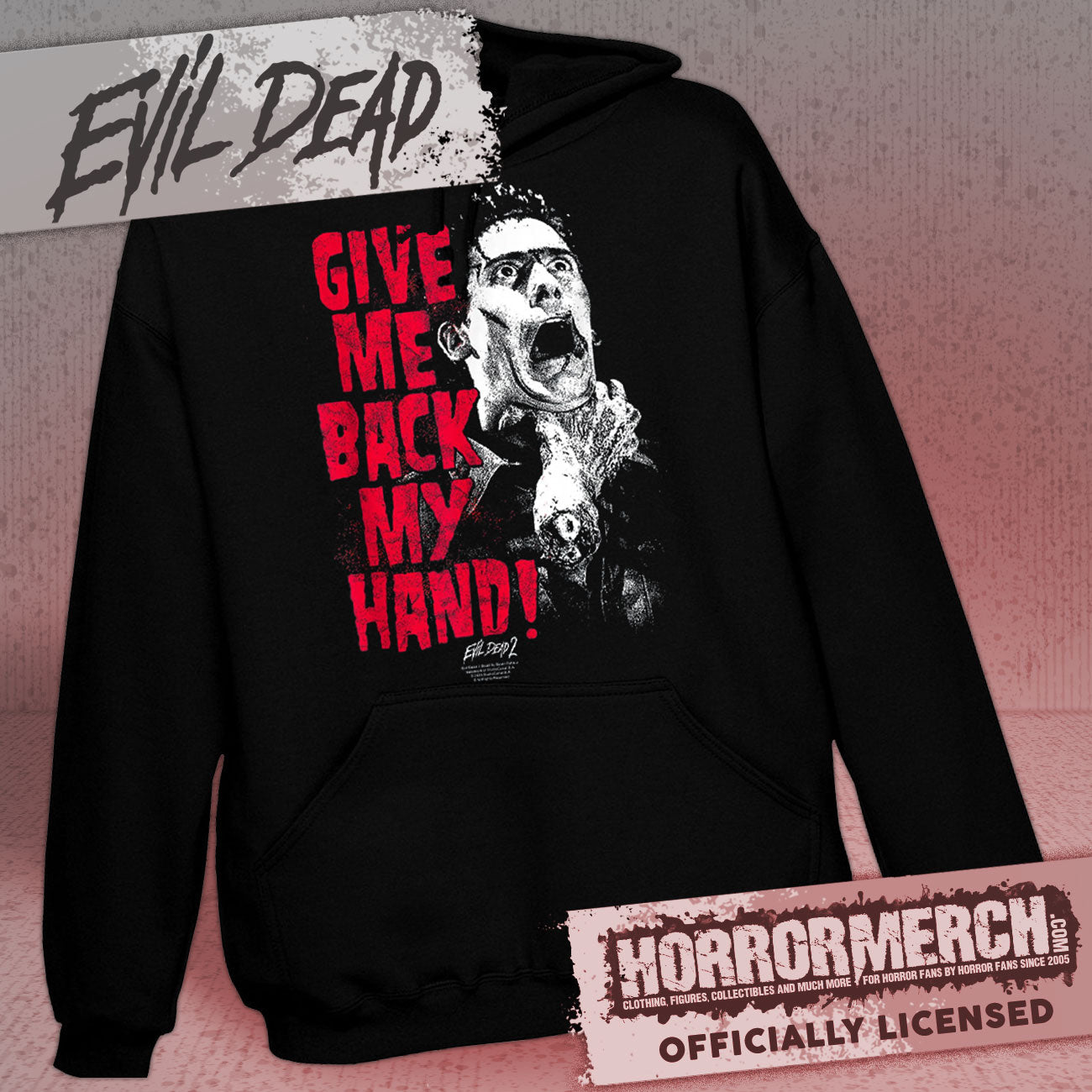 Evil Dead - Give Me Back My Hand Hooded Sweatshirt