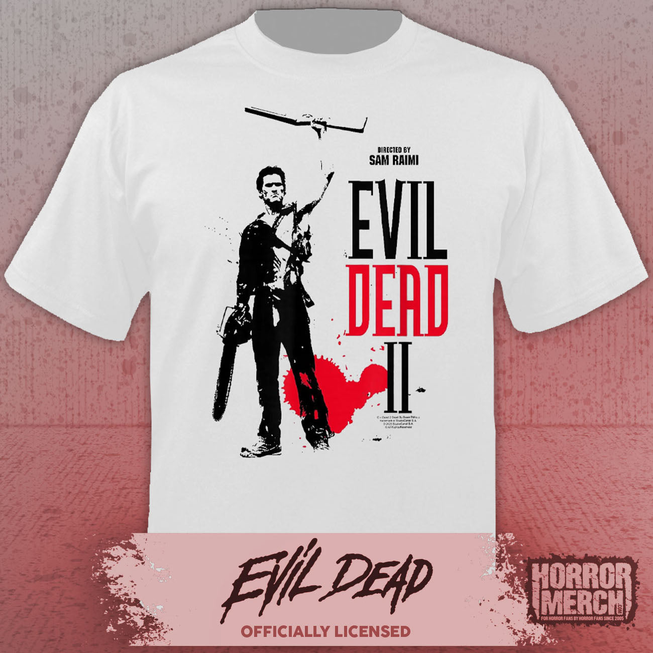 Evil Dead - Blood Drop Shirt (Gray)