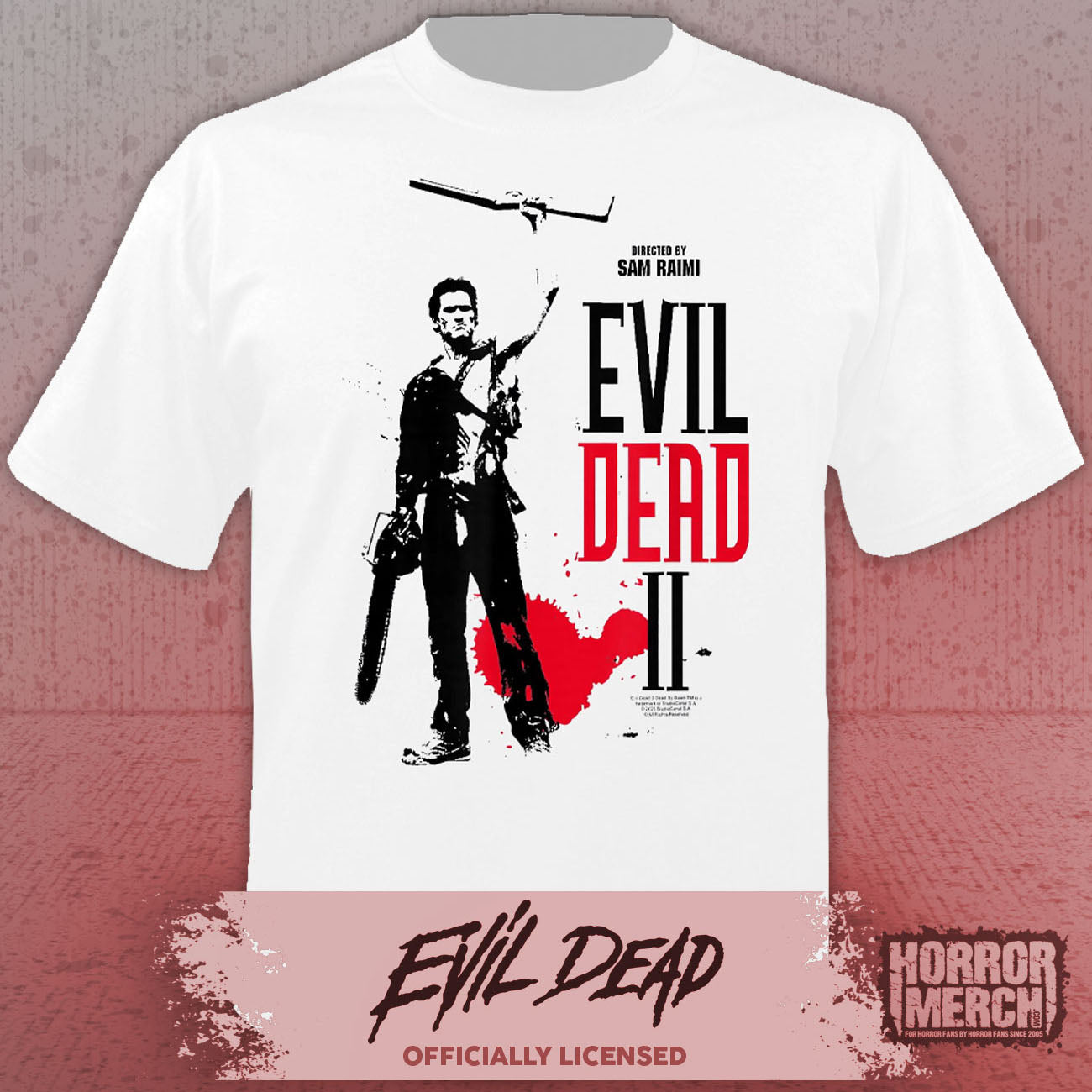 Evil Dead - Blood Drop Womens Shirt (White)
