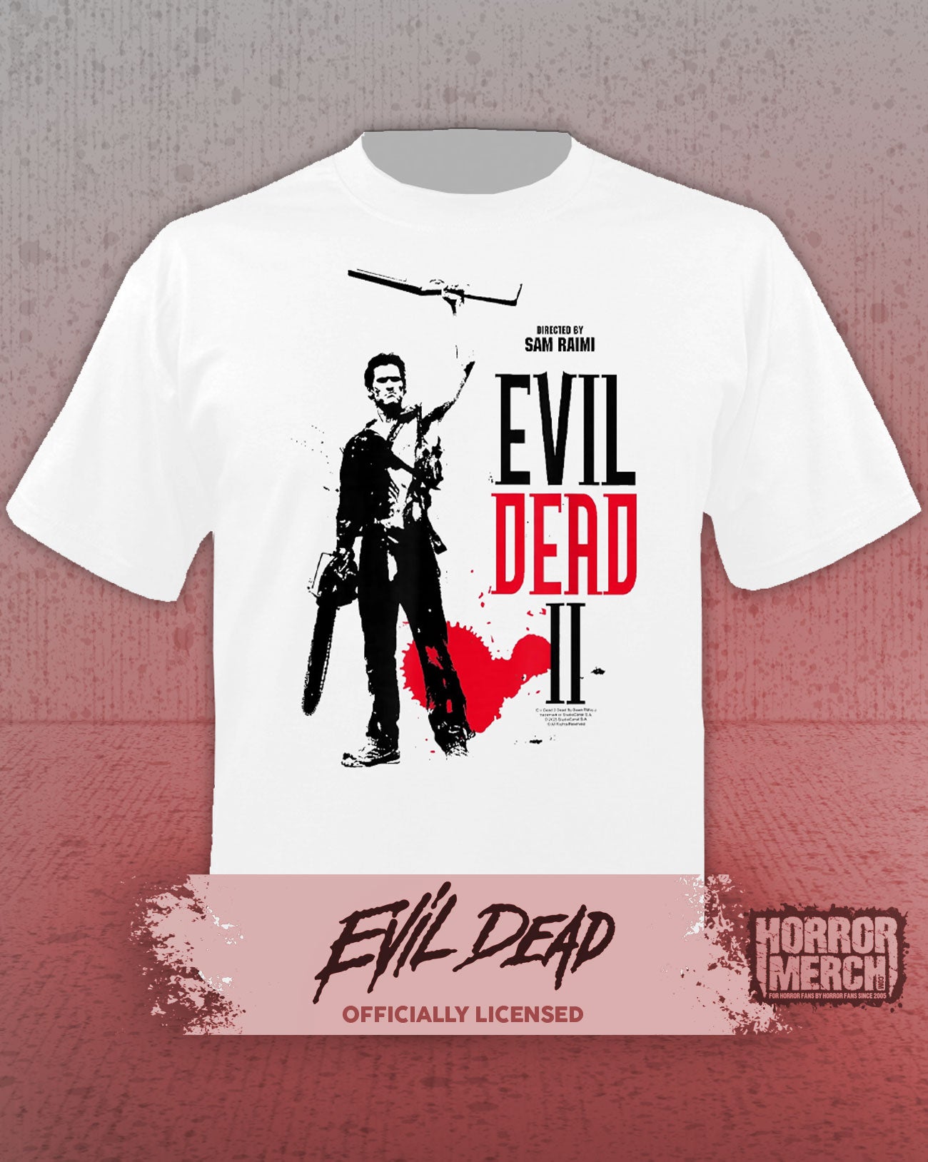Evil Dead - Blood Drop Shirt (White)