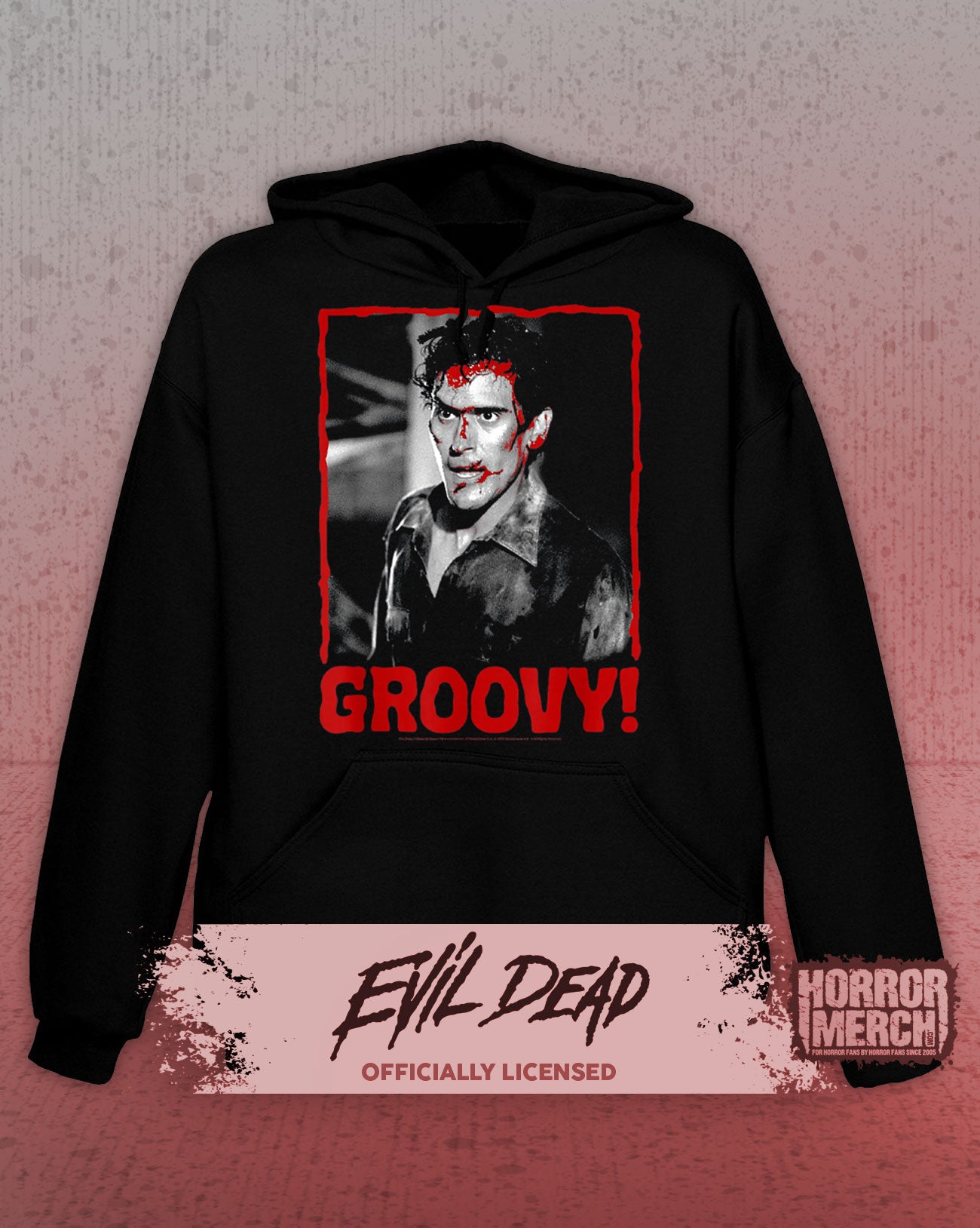 Evil Dead - Groovy Box Hooded Sweatshirt