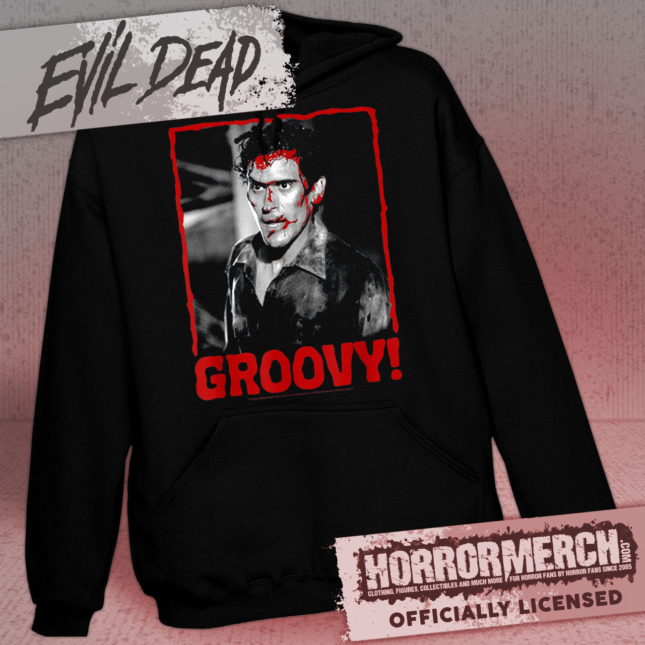 Evil Dead - Groovy Box Hooded Sweatshirt
