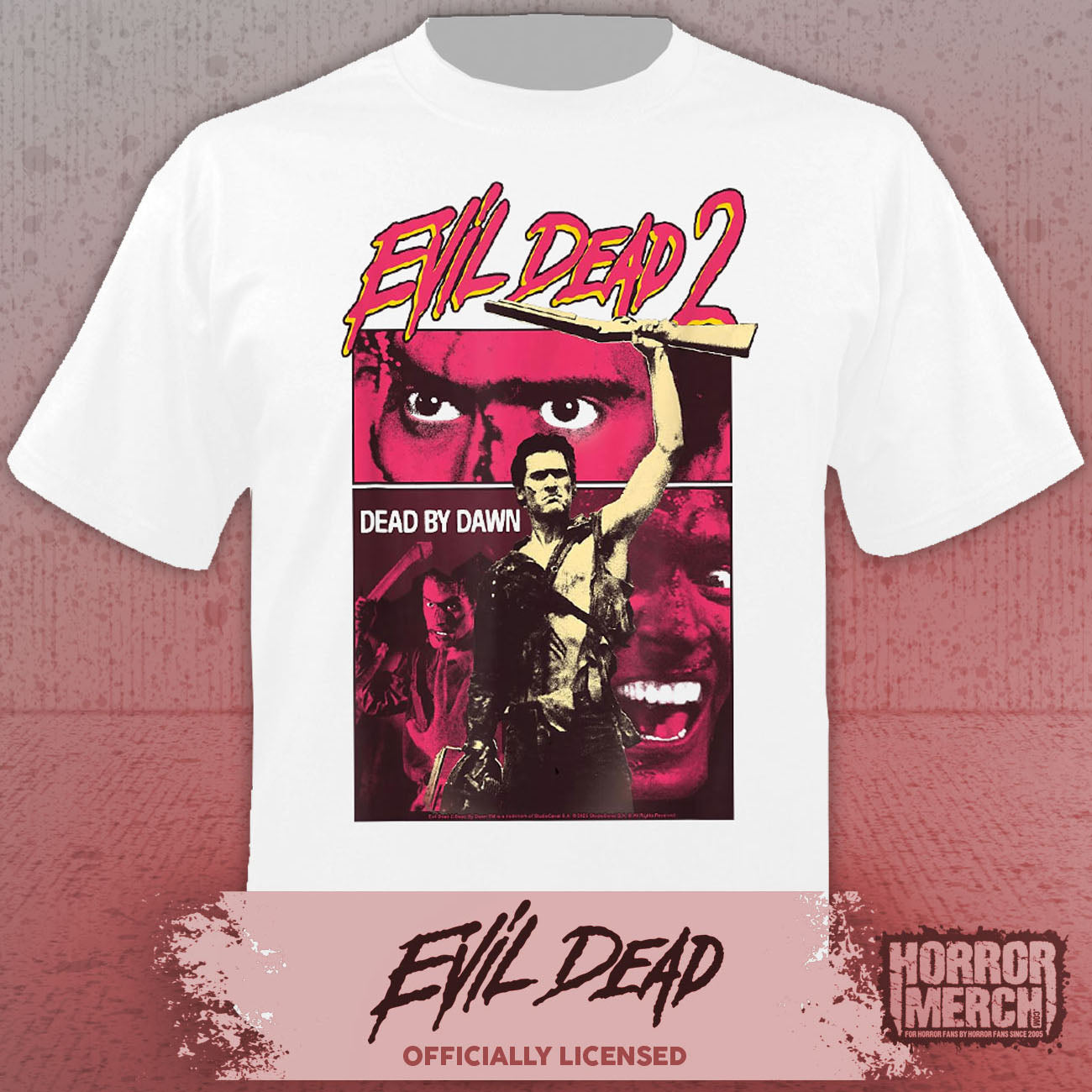 Evil Dead - Collage Womens Shirt (White)