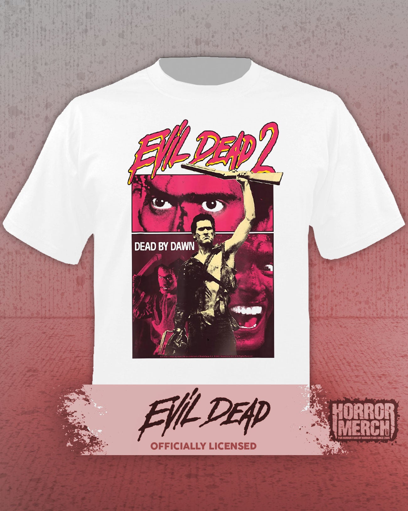 Evil Dead - Collage Womens Shirt (White)