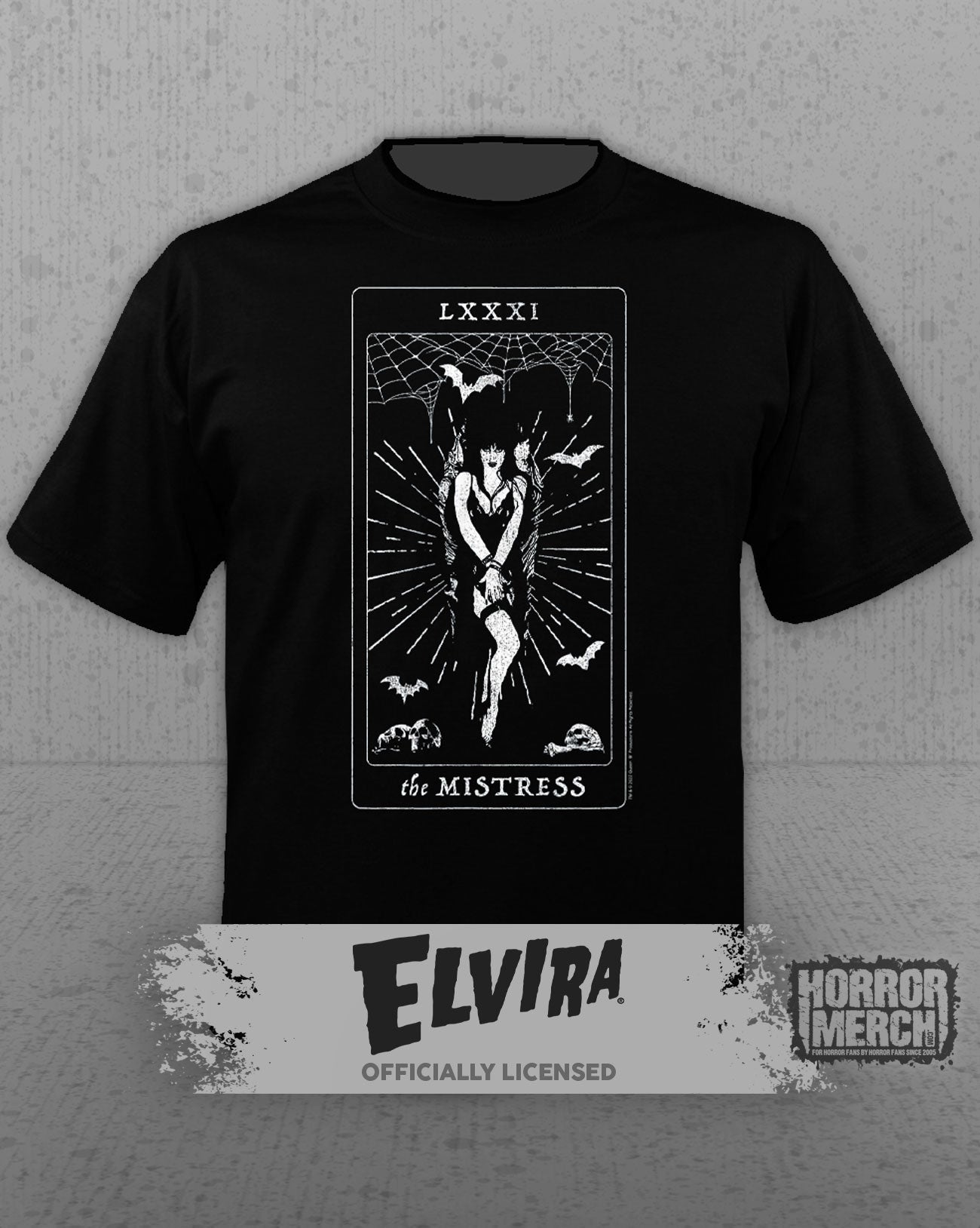 Elvira - Tarot Card Womens Shirt