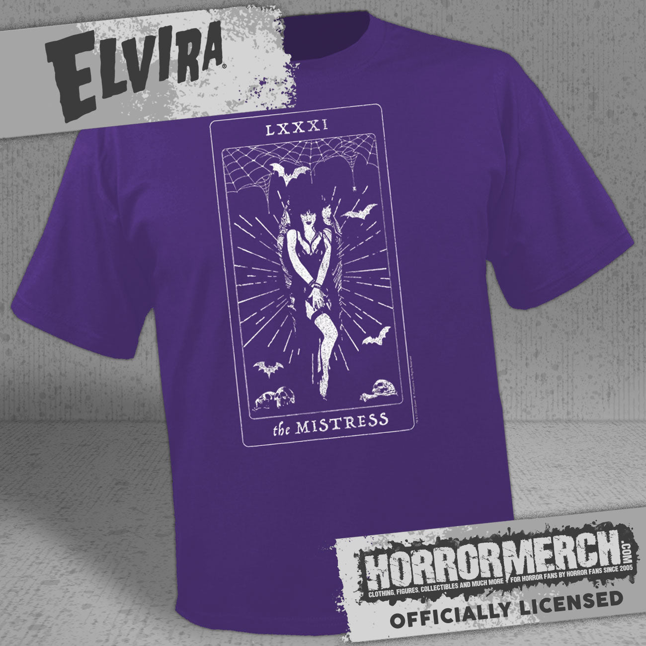 Elvira - Tarot Card (Purple) Mens Shirt