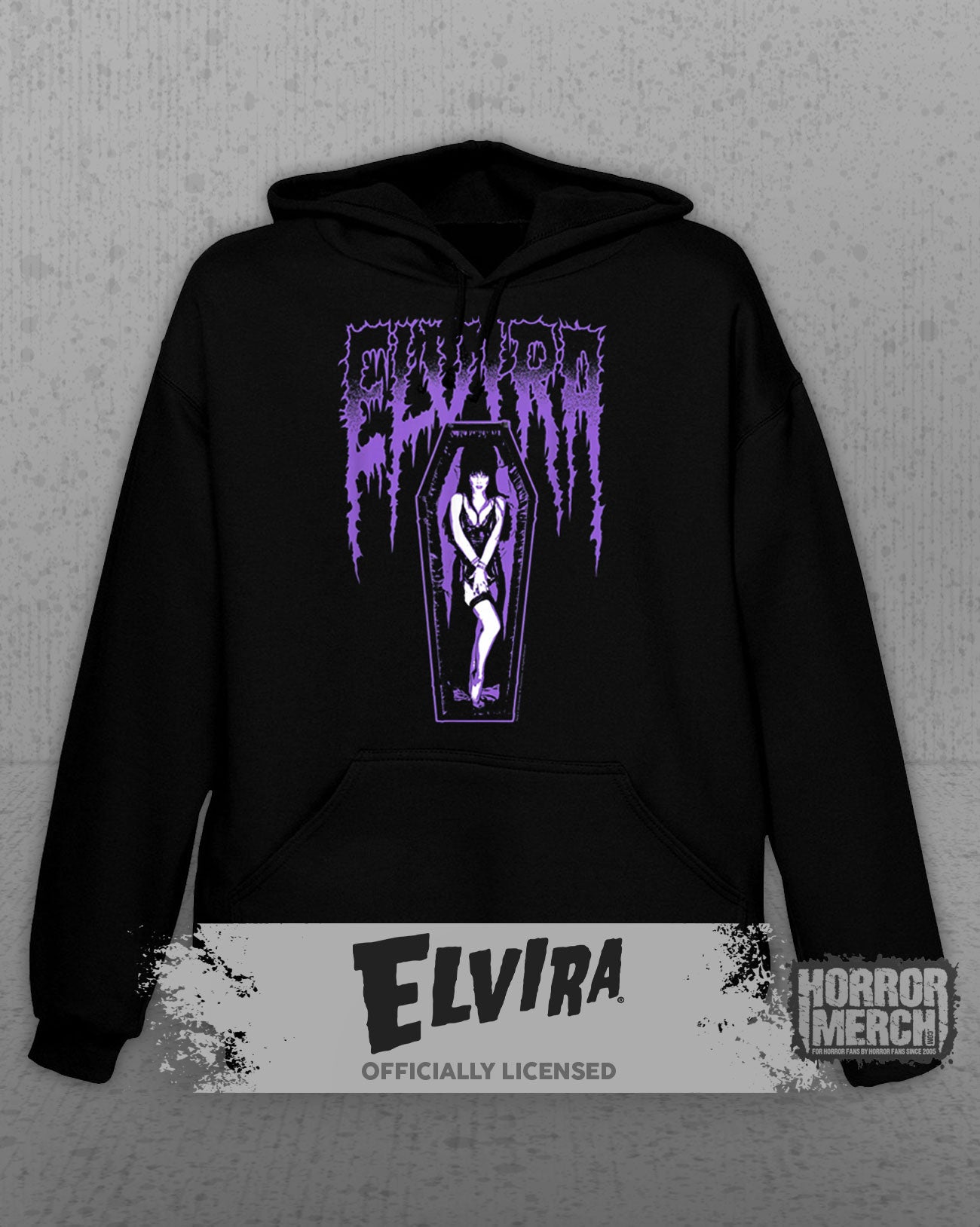 Elvira - Coffin Art Hooded Sweatshirt