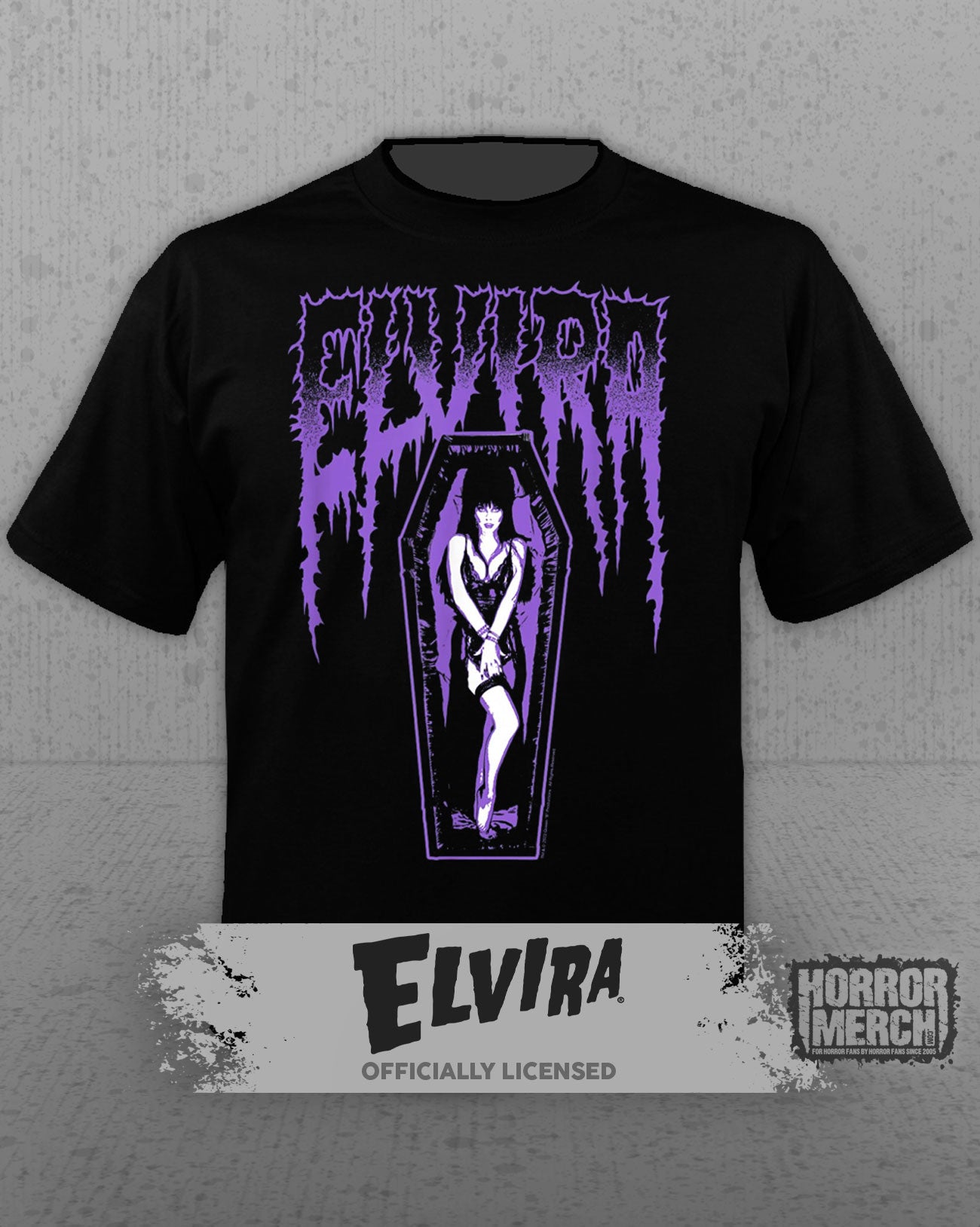 Elvira - Coffin Art Womens Shirt