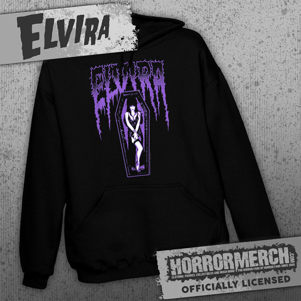 Elvira - Coffin Art Hooded Sweatshirt