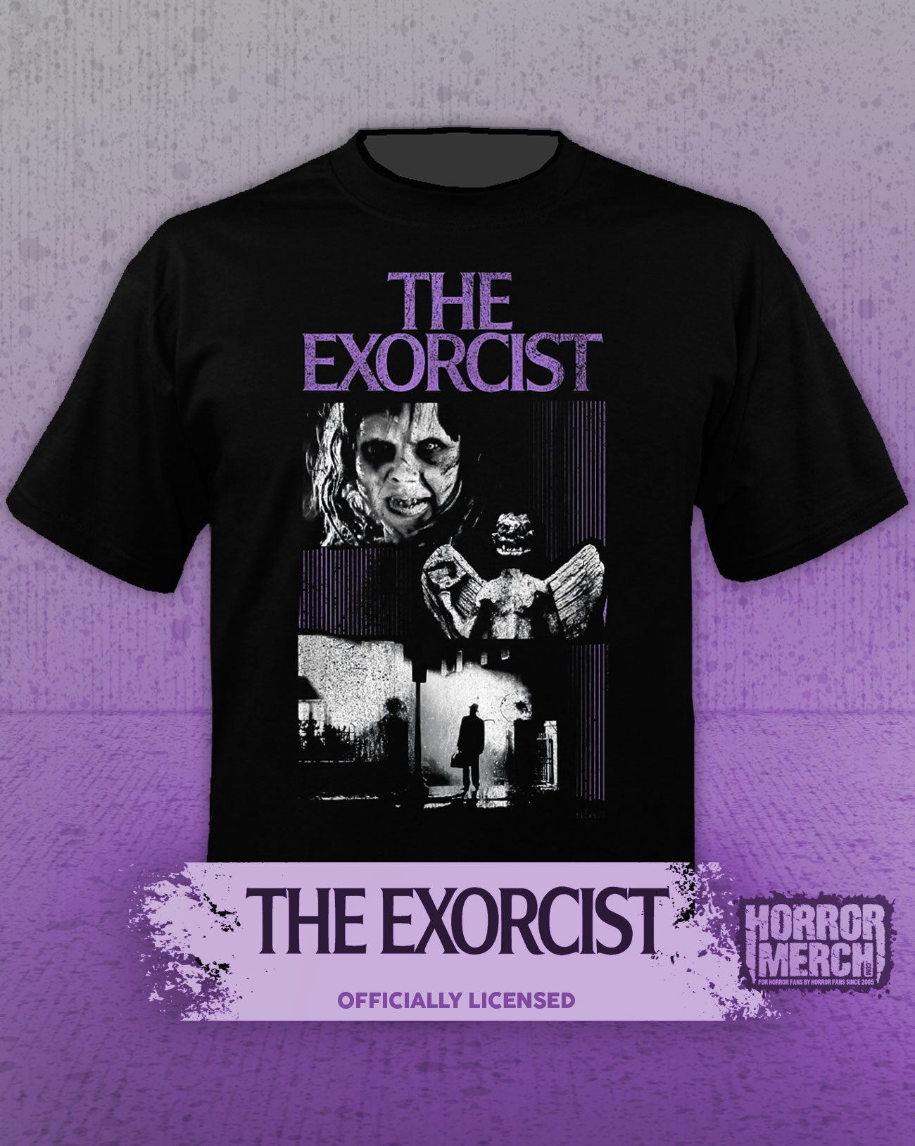 Exorcist - Pazuzu Collage Womens Shirt