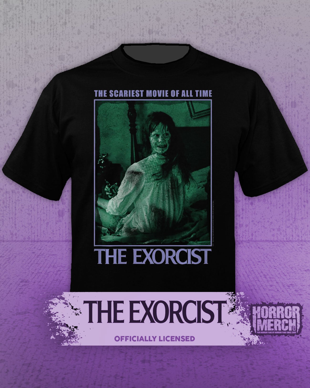 Exorcist - The Scariest Movie Of All Time Mens Shirt