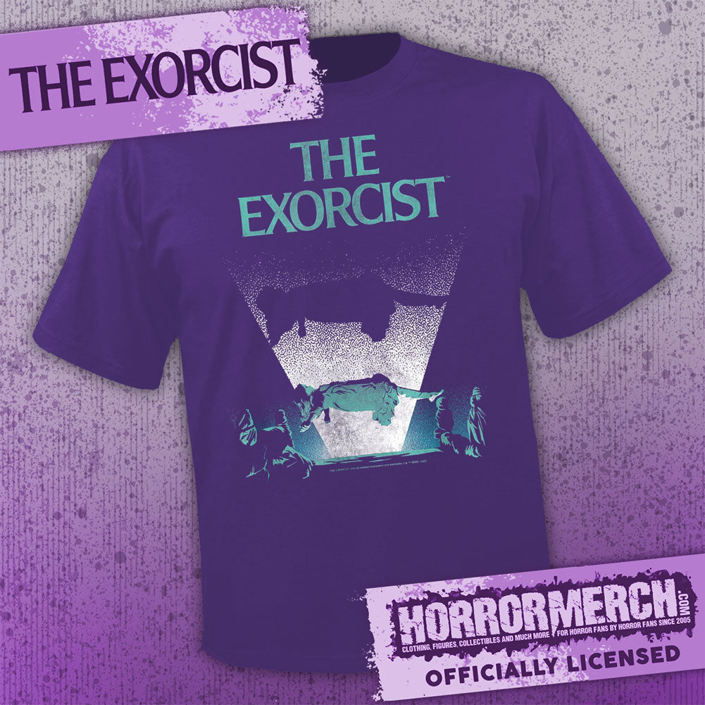 Exorcist - Levitating Poster (Purple) Mens Shirt