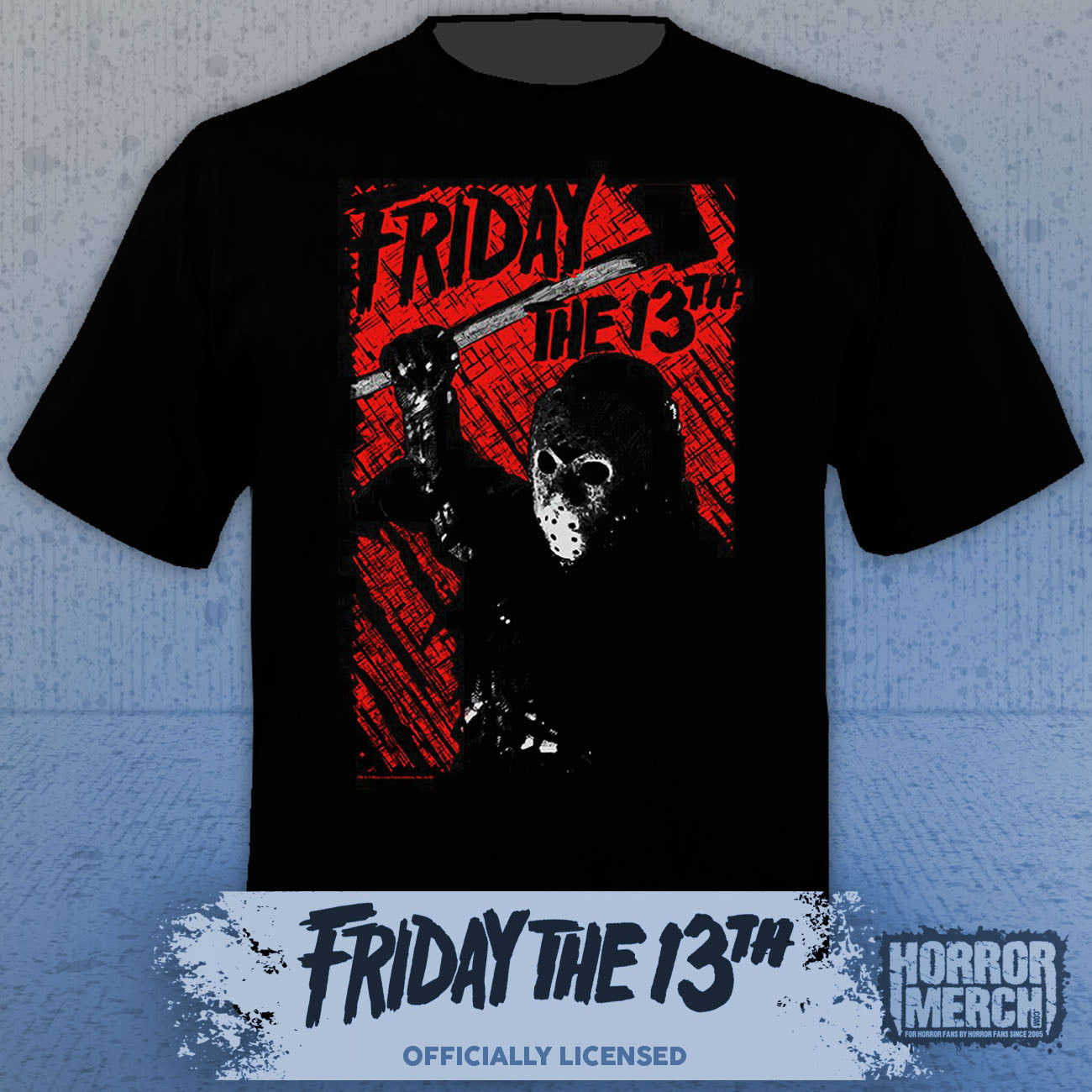 Friday The 13th - New Blood Outline Mens Shirt