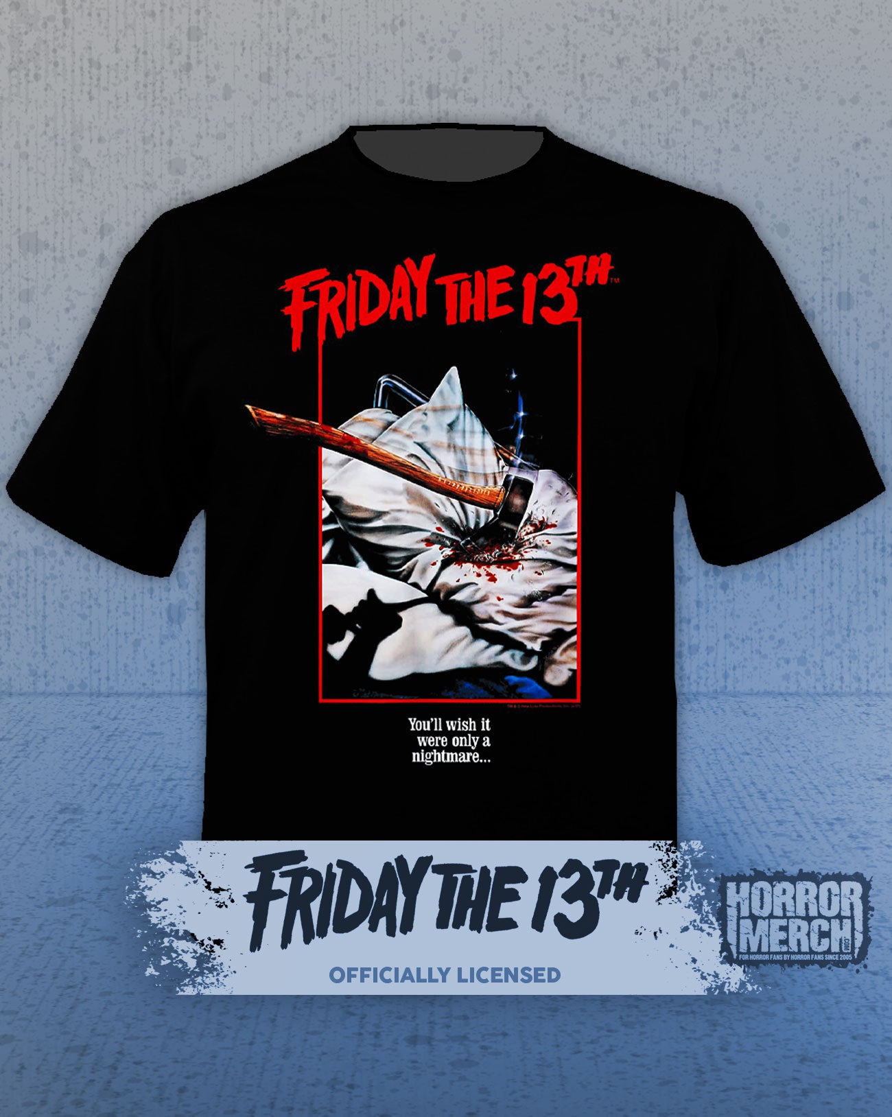 Friday The 13th - Axe Poster Mens Shirt