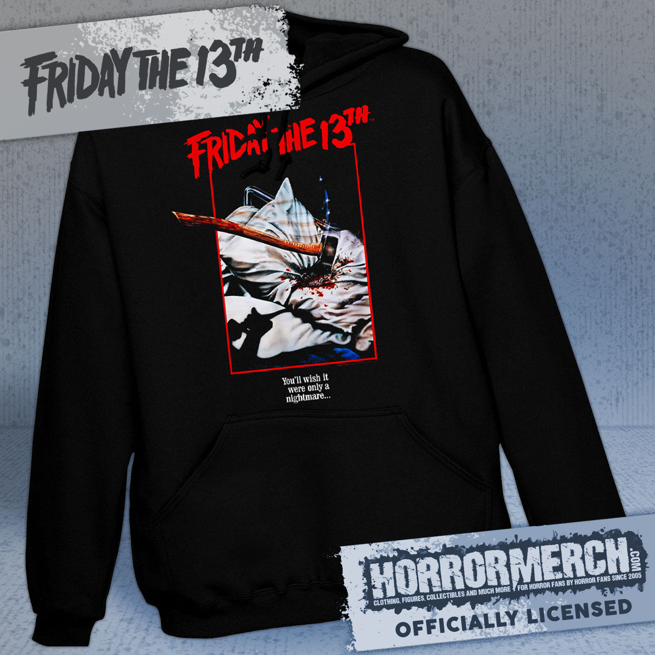 Friday The 13th - Axe Poster Hooded Sweatshirt