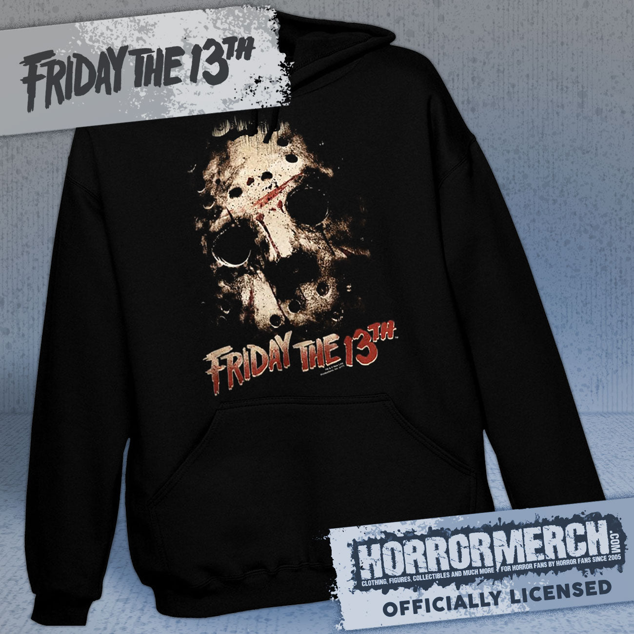 Friday The 13th - Close-Up Mask Hooded Sweatshirt