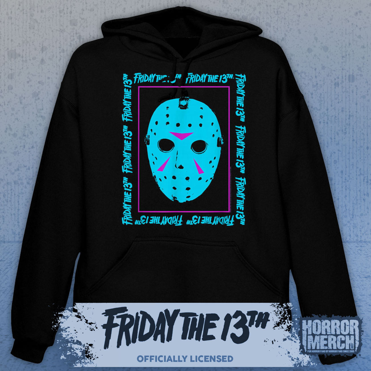 Friday The 13th - Neon Mask Hooded Sweatshirt