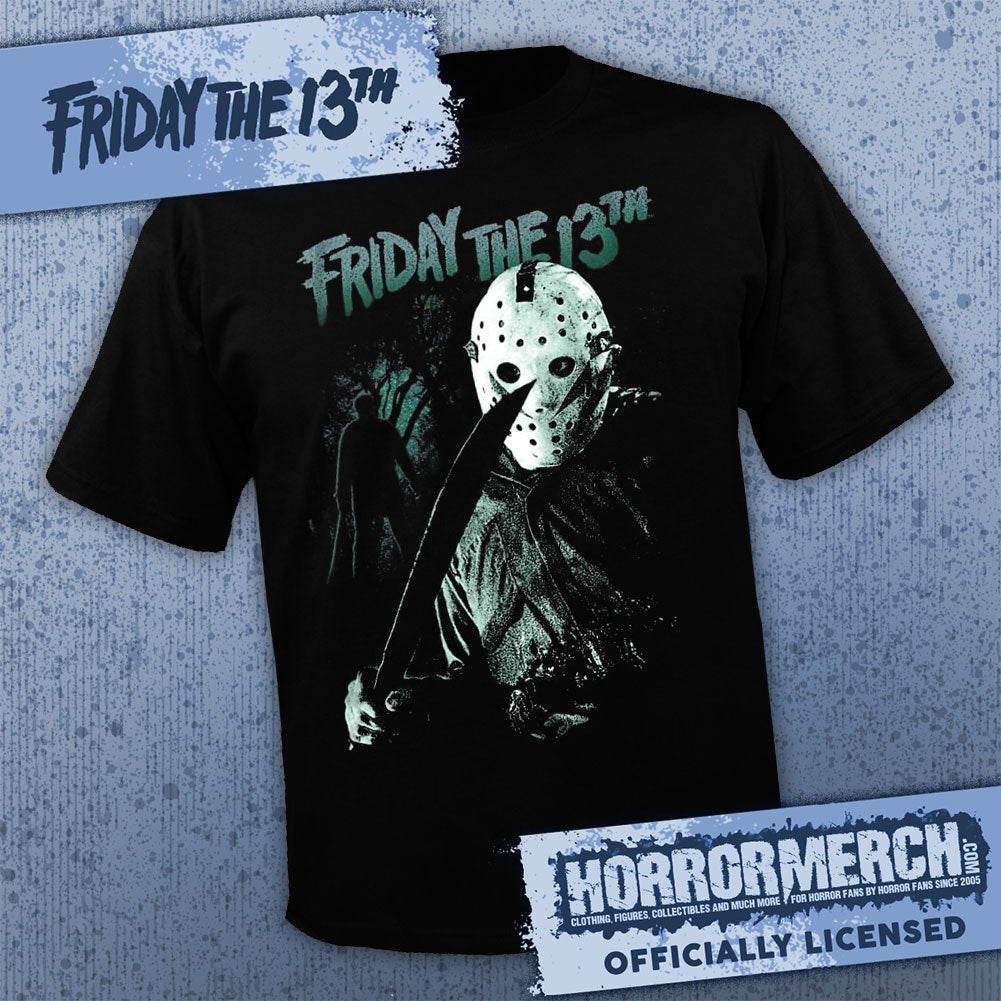 Friday The 13th - Forest Collage Mens Shirt