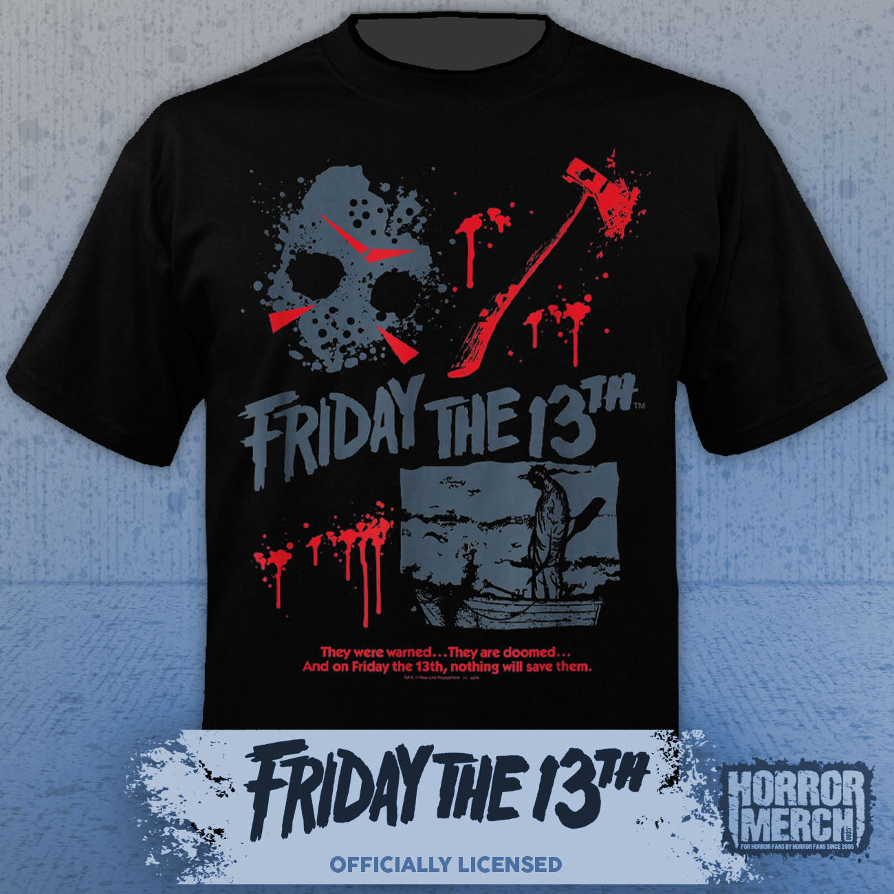 Friday The 13th - Duotone Collage Womens Shirt