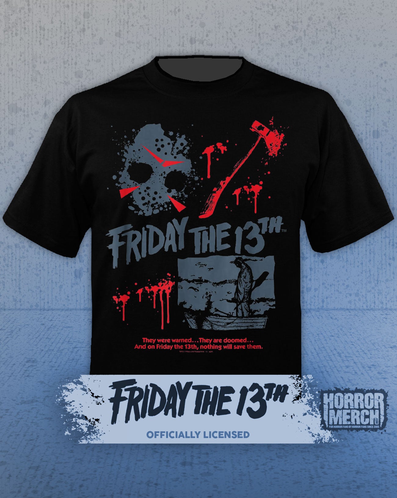 Friday The 13th - Duotone Collage Mens Shirt