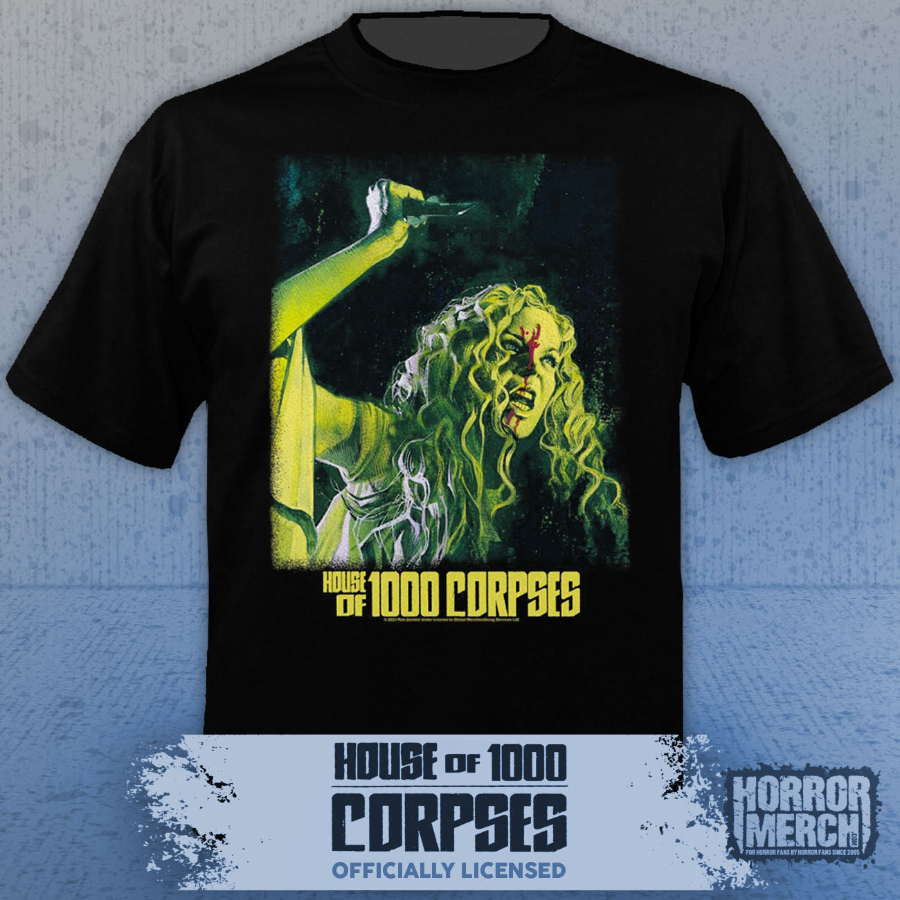House Of 1000 Corpses - Stabbing Collage Womens Shirt