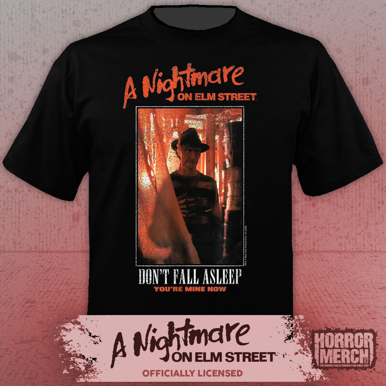 Nightmare On Elm Street - Dont Fall Asleep Mens Shirt