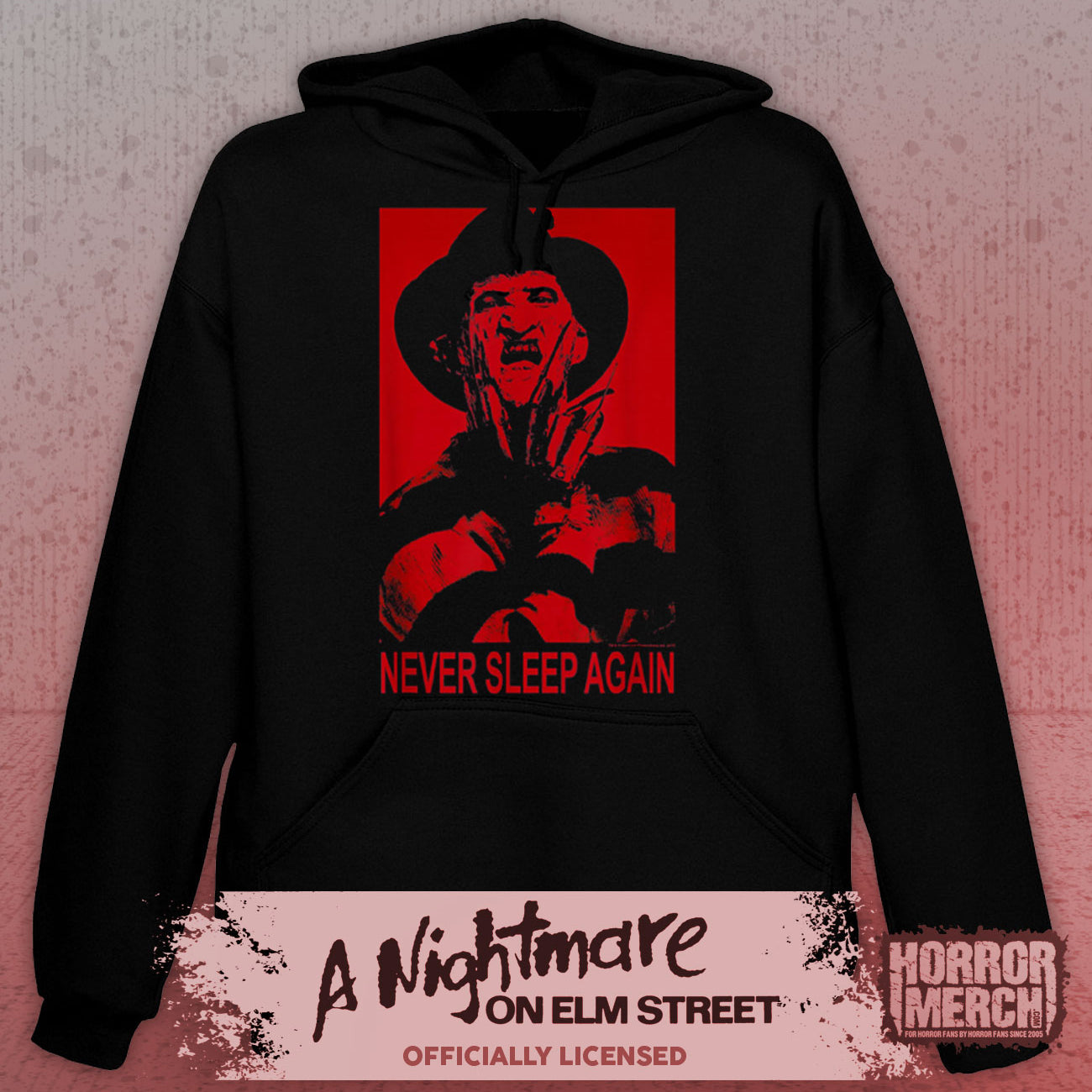 Nightmare On Elm Street - Never Sleep Again Hooded Sweatshirt