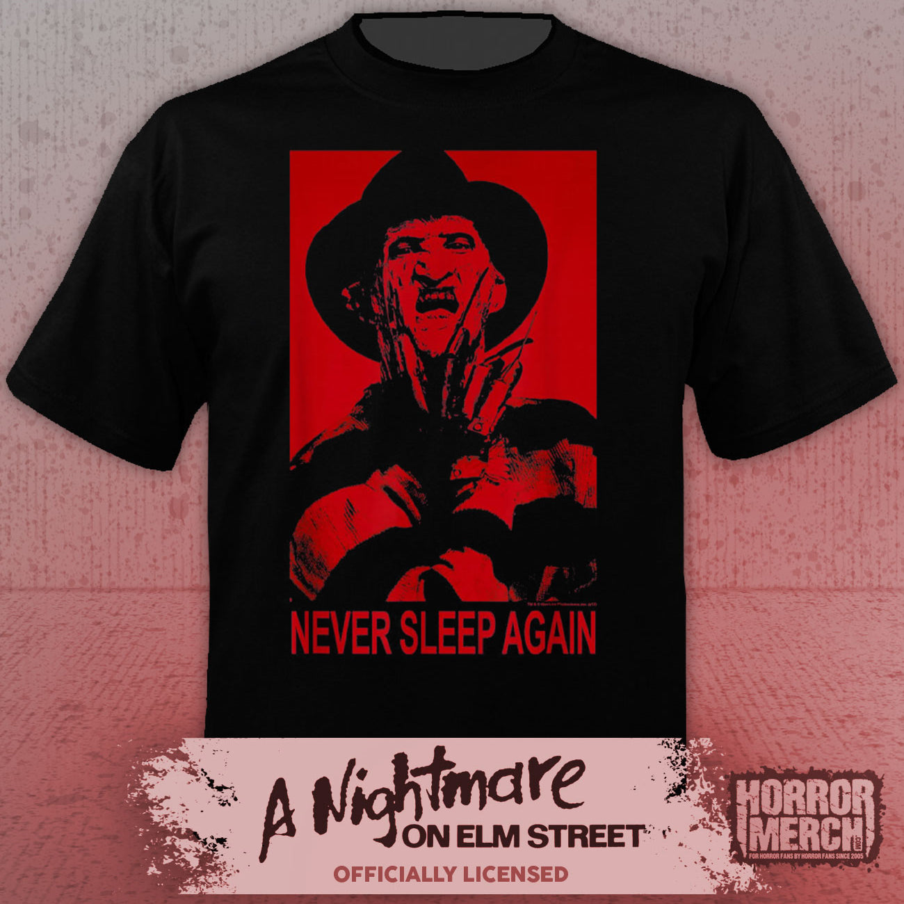 Nightmare On Elm Street - Never Sleep Again Mens Shirt