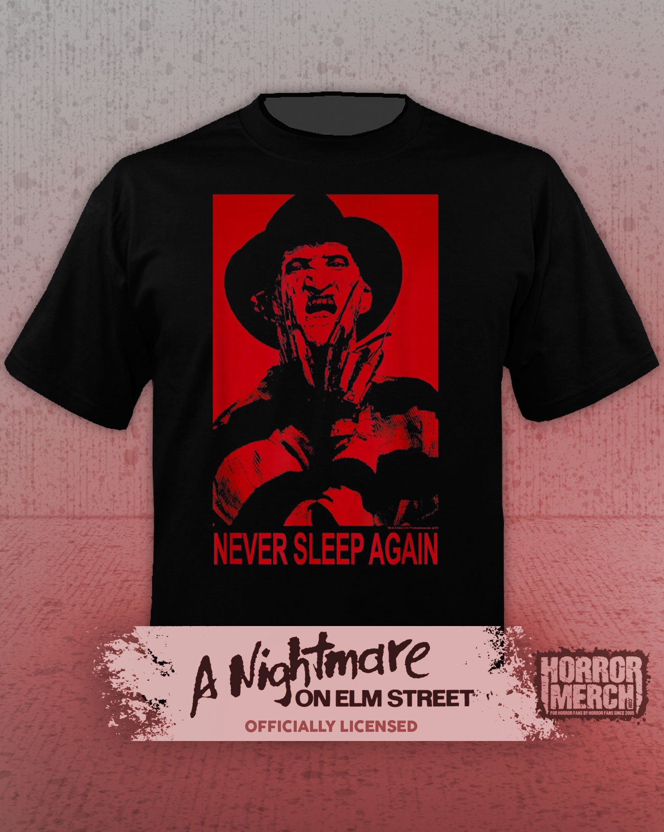 Nightmare On Elm Street - Never Sleep Again Womens Shirt