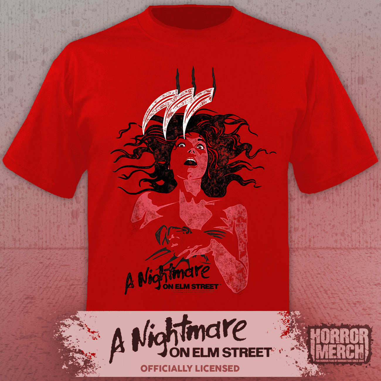 Nightmare On Elm Street - Claw Mens Shirt (Red)